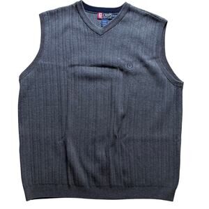 Chaps by Ralph Lauren 100% Cotton Sweater Vest Preppy Men’s Size XXL